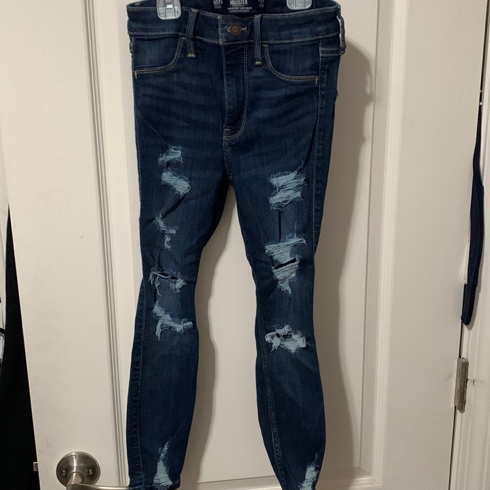 Hollister High rise crop jean legging size 00